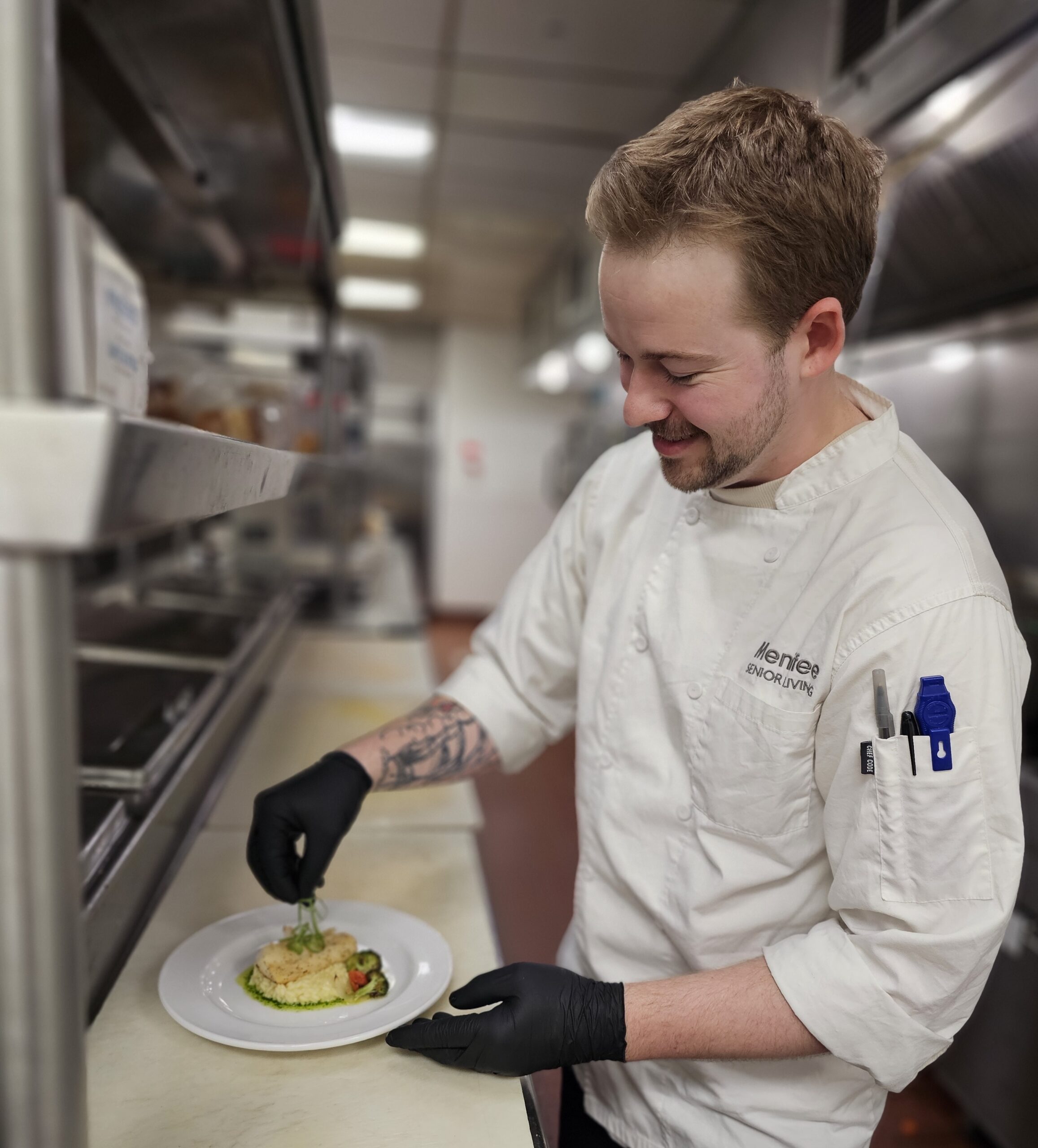 senior living dining with Chef Matthew