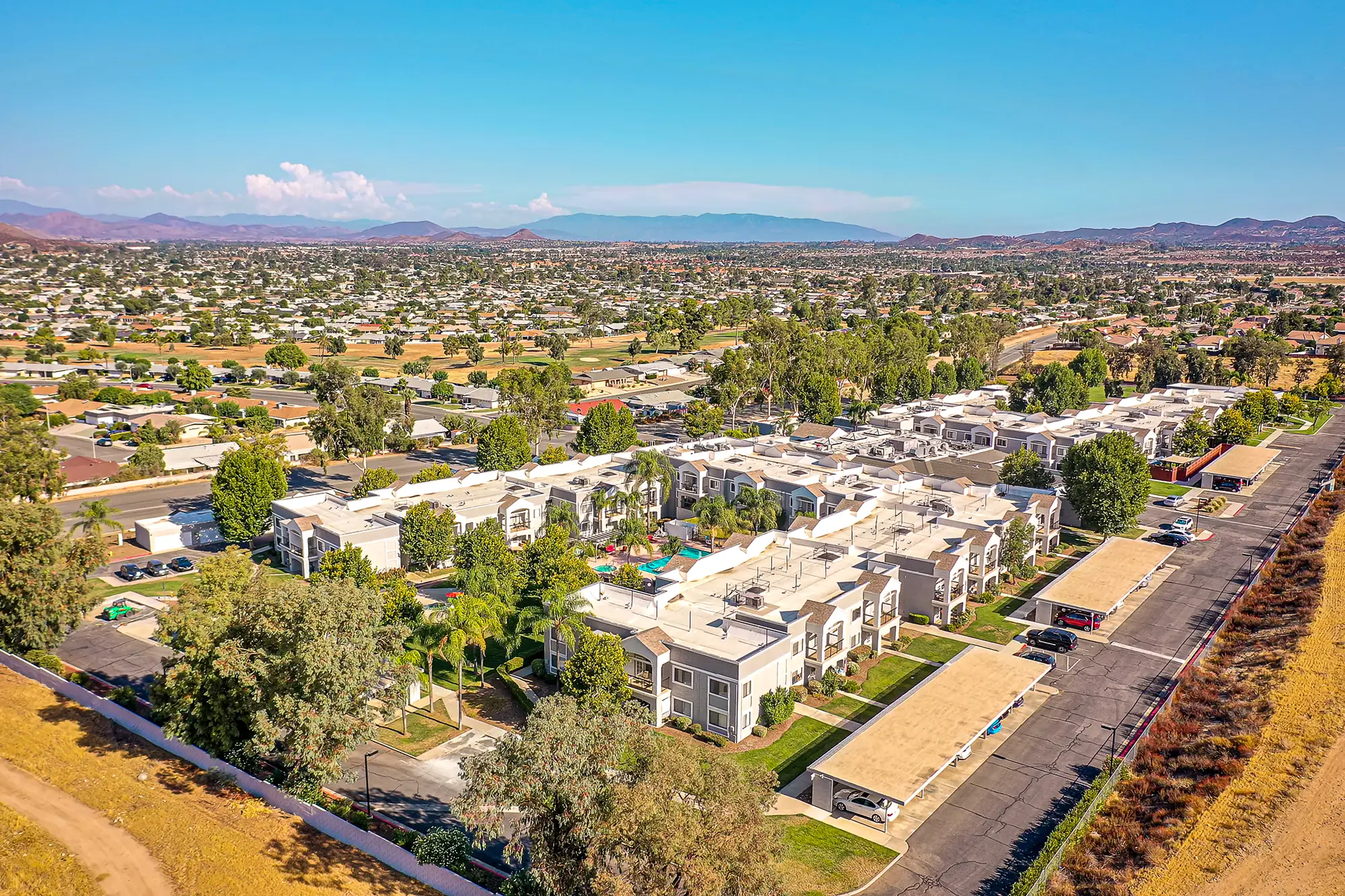 Beautiful view of the mountains near Meridian San Marcos